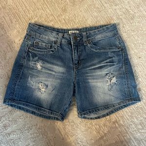Denim shorts